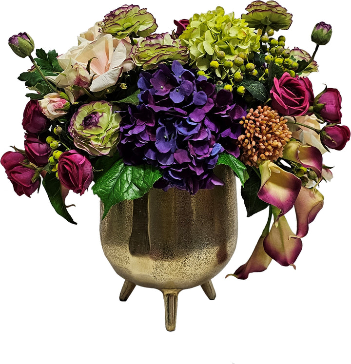 FL7313-23 Colorful Mixed Floral in Container FH: 19"H