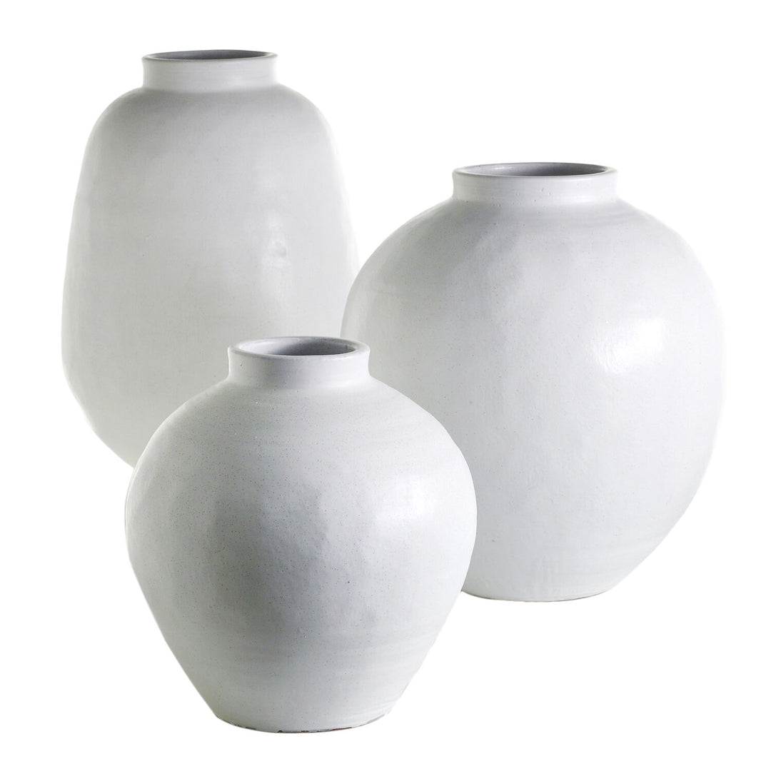 White Ceramic Urn