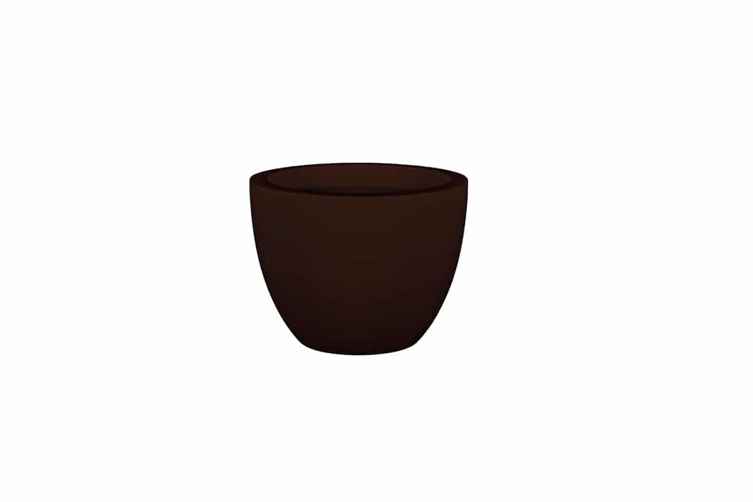 Tapered Round Container for Indoor and Outdoor Use