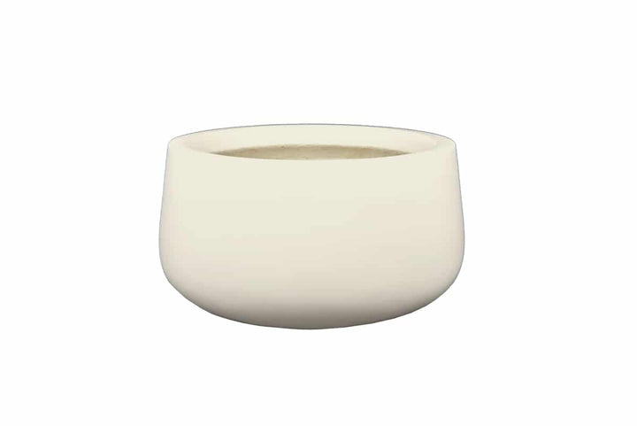 Short Tapered Round Container for Indoor and Outdoor Use