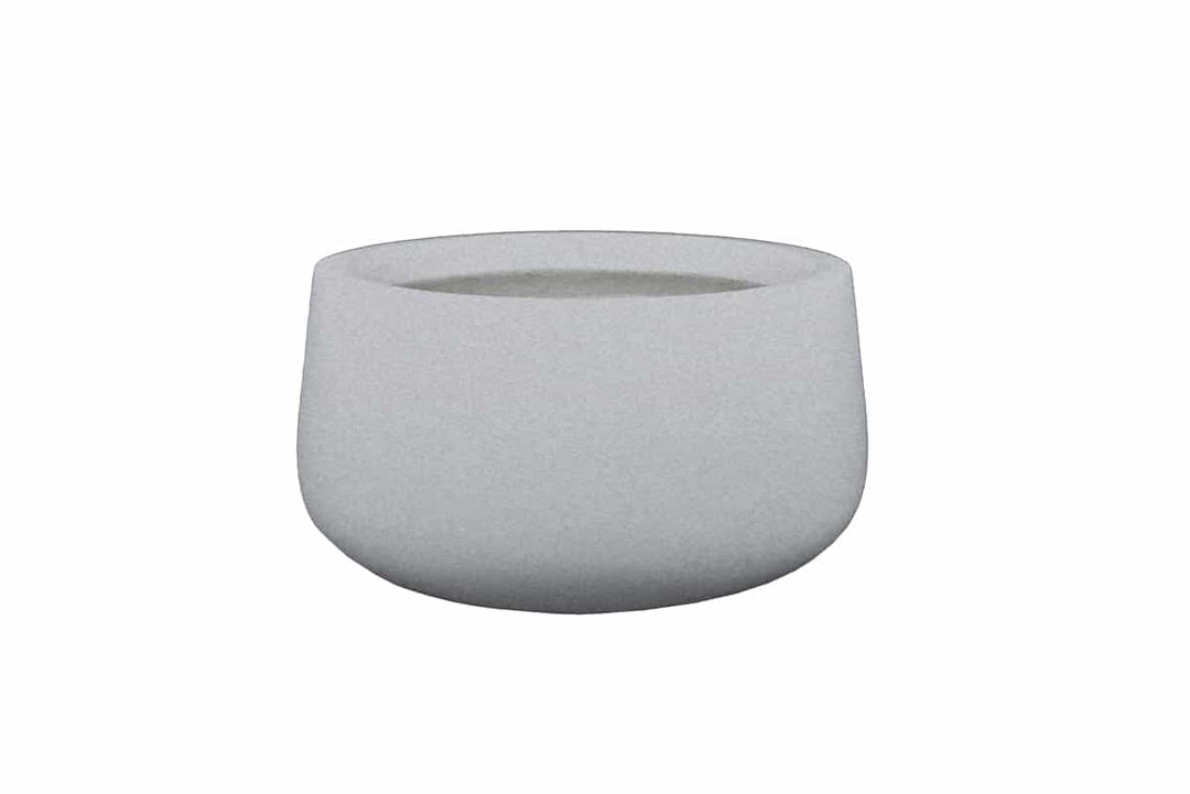 Short Tapered Round Container for Indoor and Outdoor Use