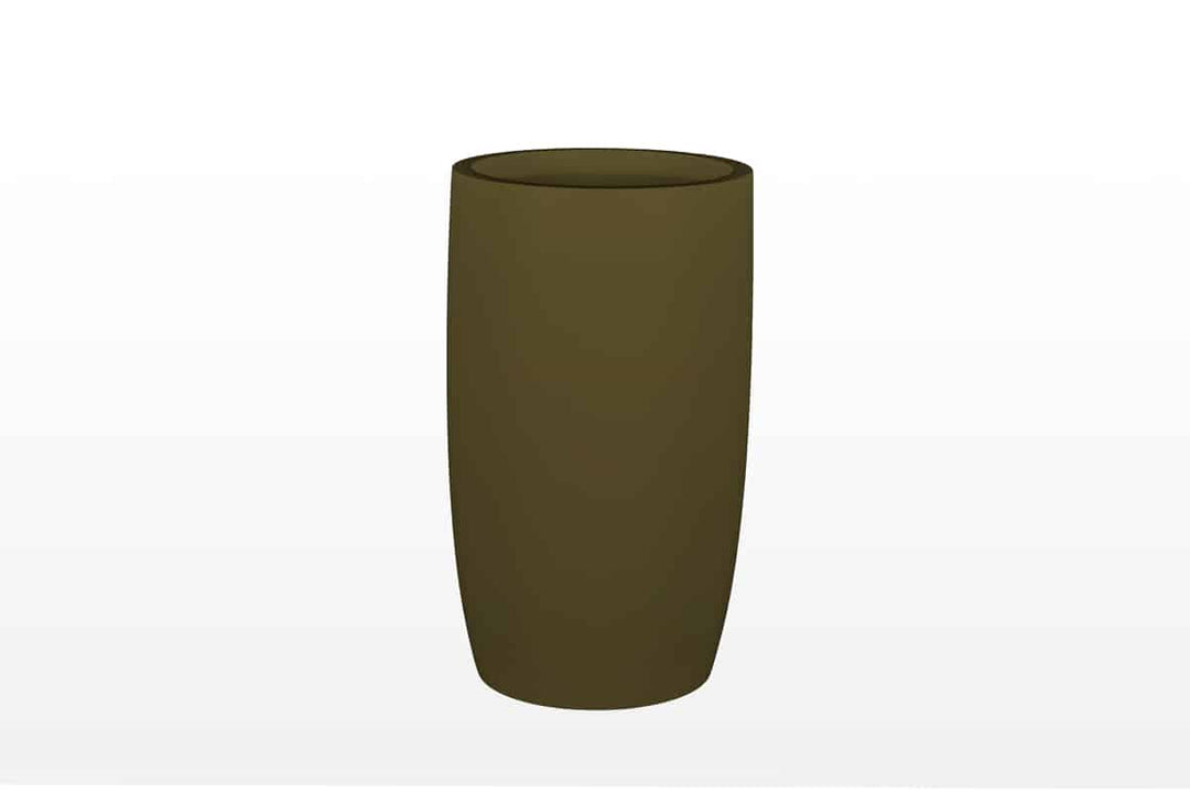 Tall Round Tapered Container for Indoor and Outdoor Use