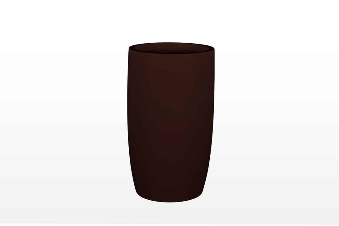 Tall Round Tapered Container for Indoor and Outdoor Use