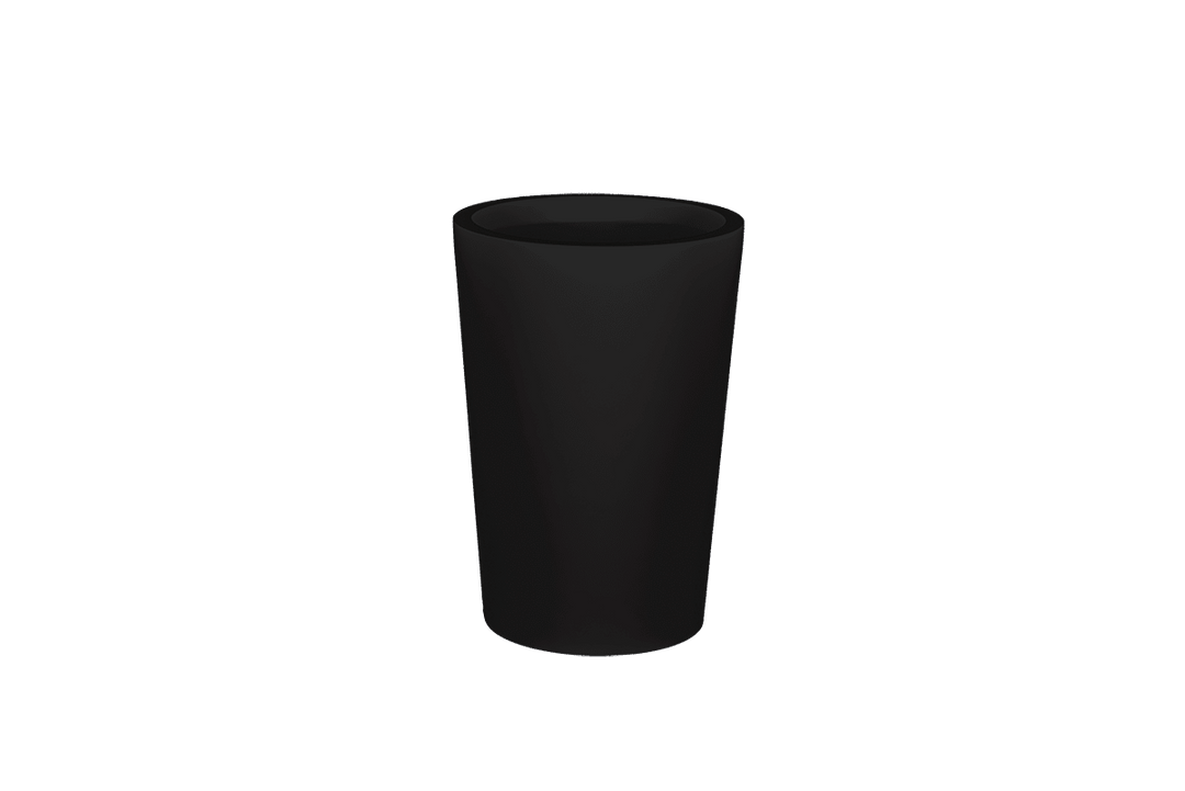 Round Tapered Container for Indoor and Outdoor Use