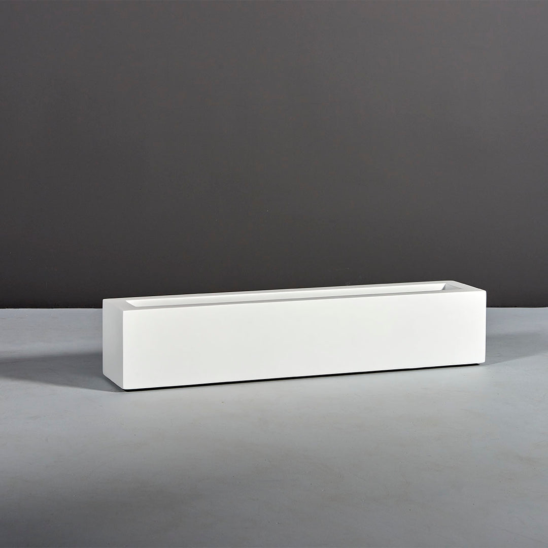 Low Rectangular Planter for Indoor and Outdoor Use