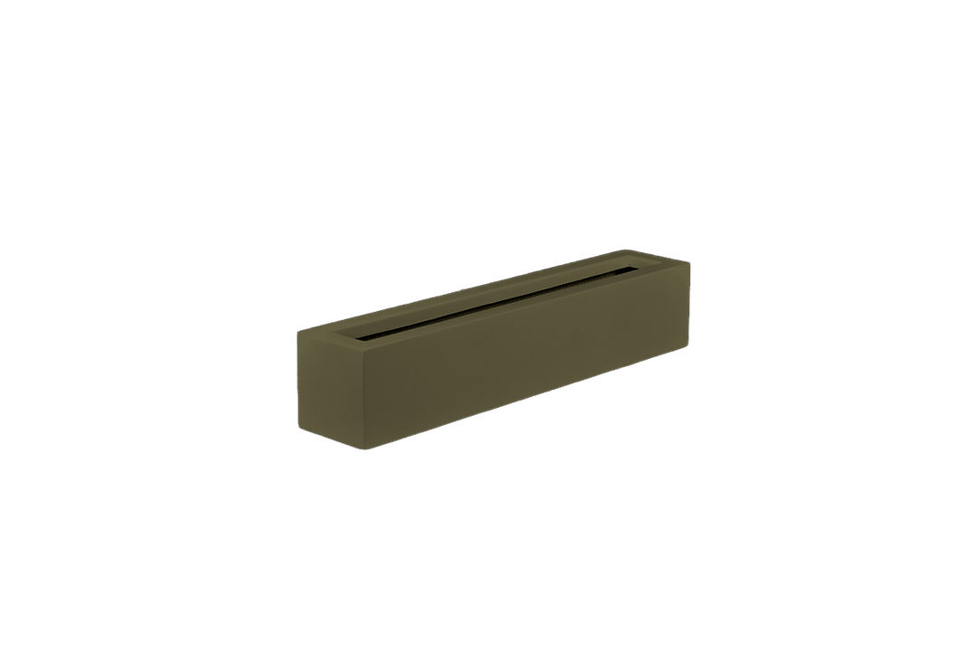 Low Rectangular Planter for Indoor and Outdoor Use