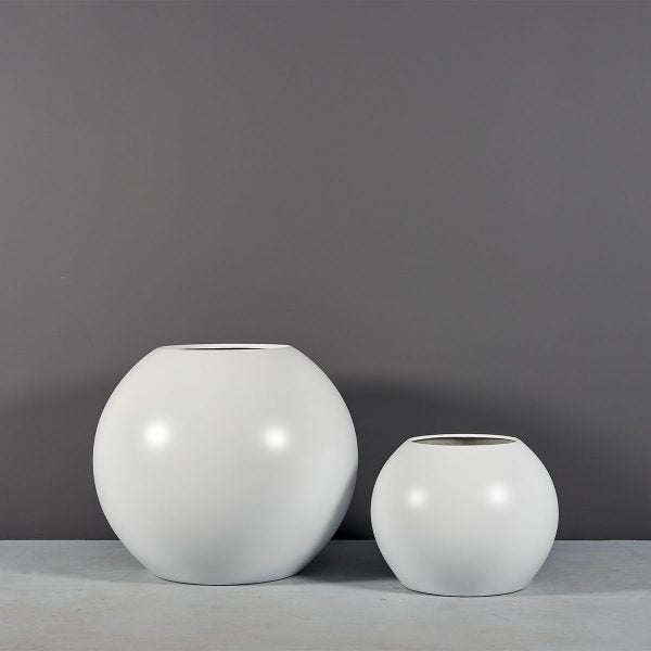 Sphere Dark Gray Indoor/Outdoor Planters