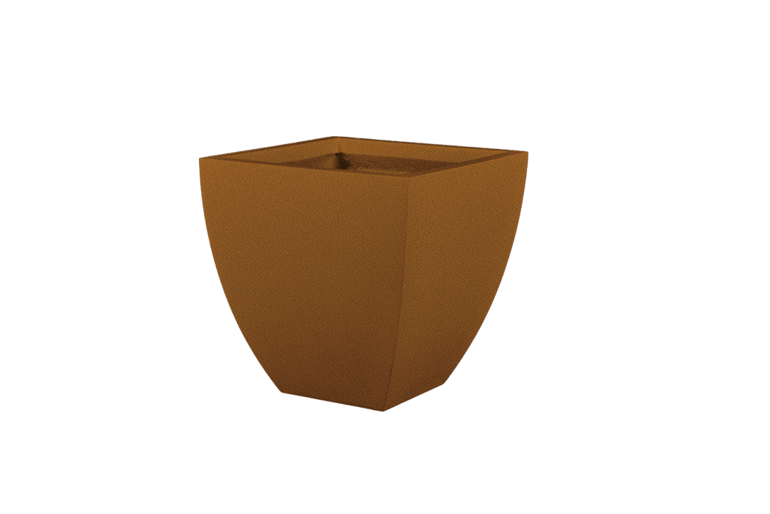 Square Tapered Container for Indoor and Outdoor Use