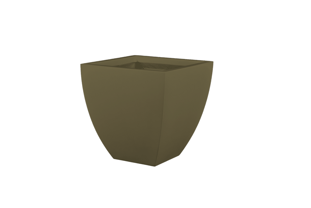 Square Tapered Container for Indoor and Outdoor Use