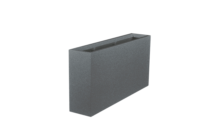 Rectangular Fiberglass Container for Indoor and Outdoor Use