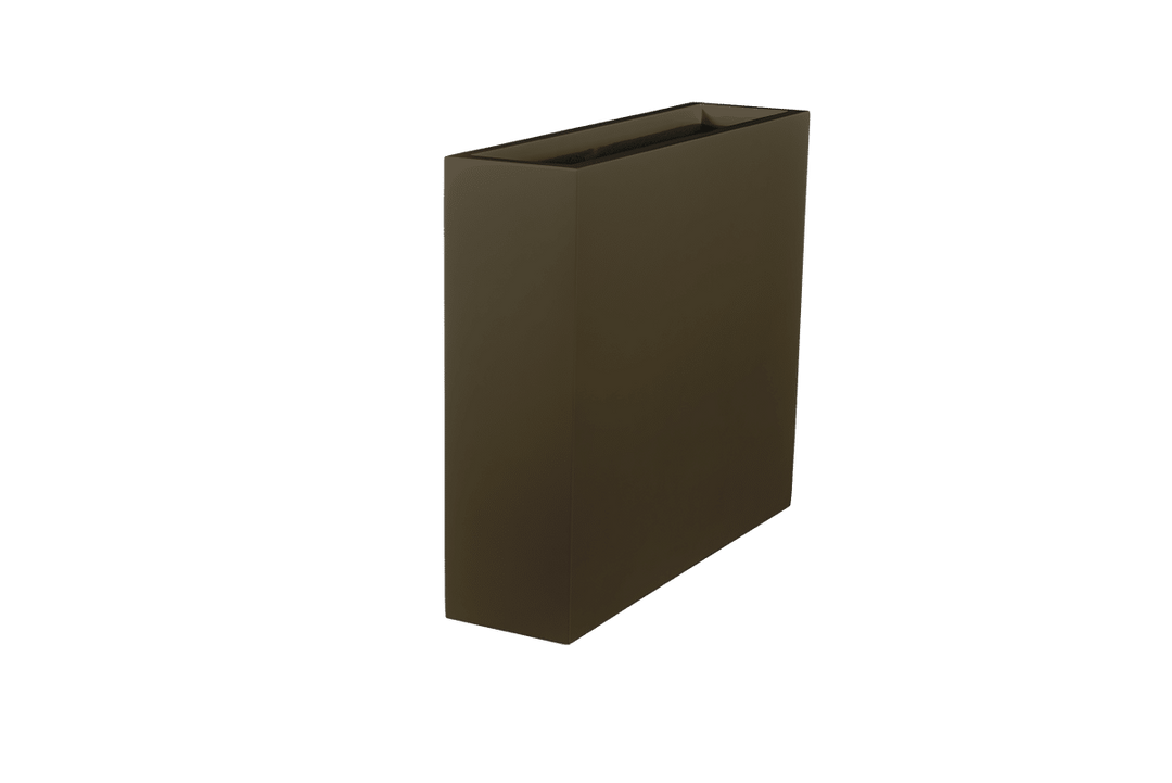 Narrow Rectangular Container for Indoor and Outdoor Use