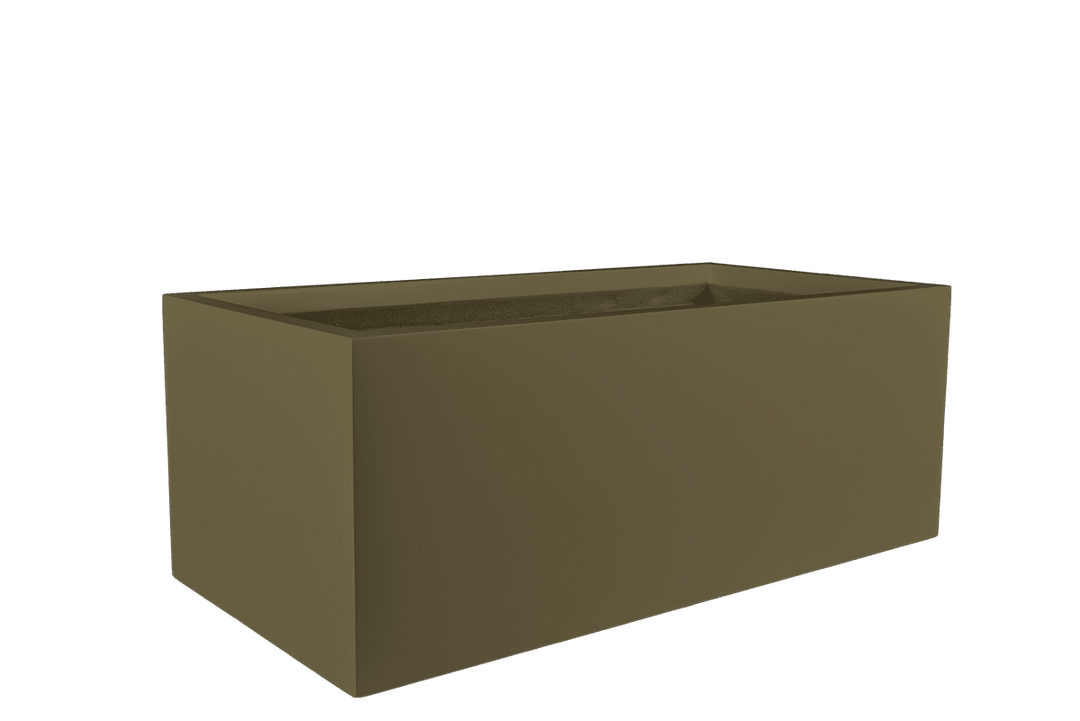 Wide Rectangular Container for Indoor and Outdoor Use