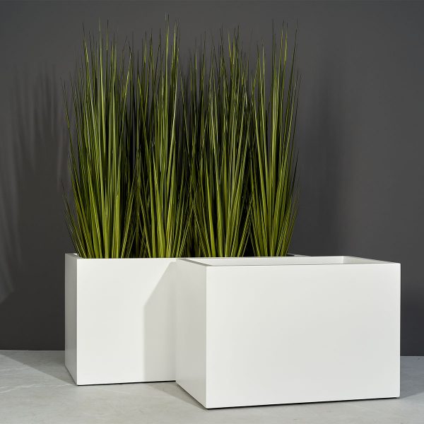 Wide Rectangular Container for Indoor and Outdoor Use