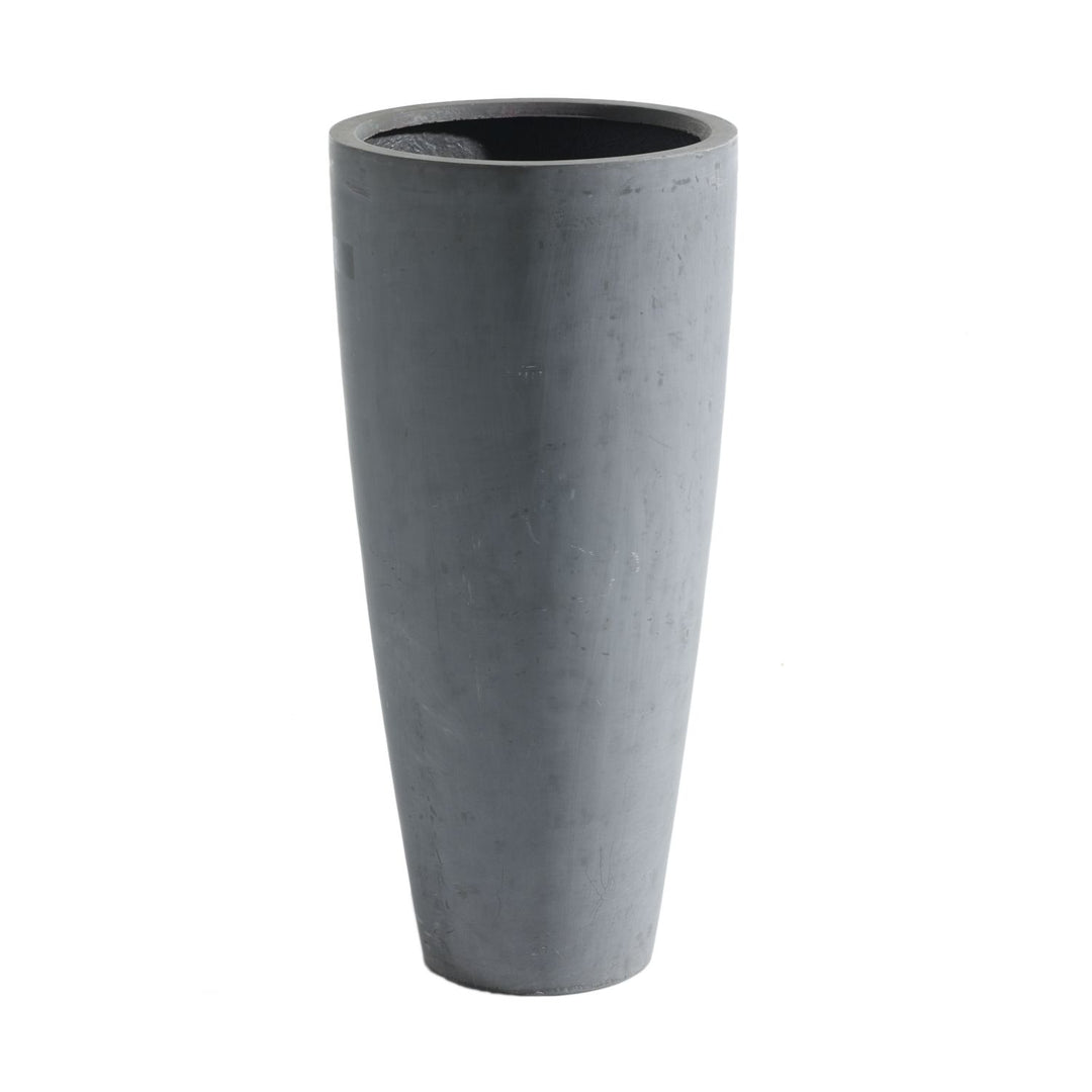 Tall Concrete-Look Fiberstone Container